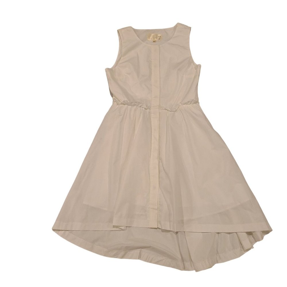 JOA White Hi Lo Hem Shirtdress Women's Size M